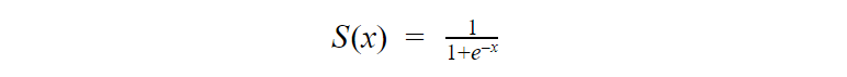 Linear logistic regression - Sigmoid Function